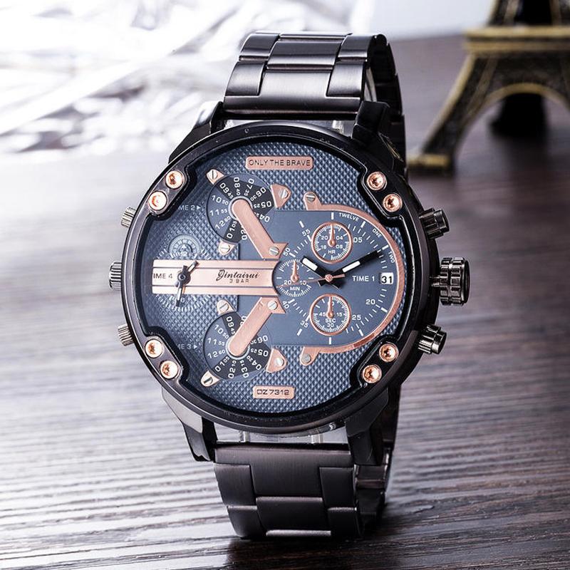 Stainless Steel Quartz Chronograph Timepiece
