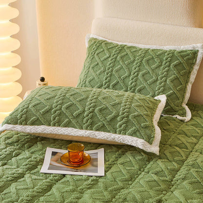 Washable Plush Fitted Mattress Protector
