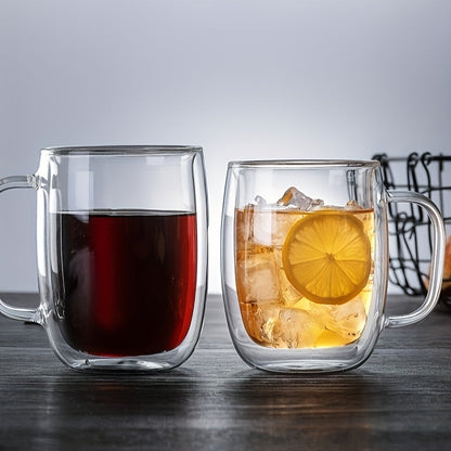Double-walled Borosilicate Glass Mug – Heat Resistant and Stylish