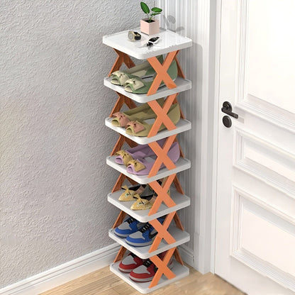 Adjustable Shoe Rack with 3 to 7 Tiers | Space-Saving Organizer