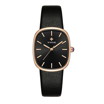 Women's Quartz Watch in Luxury Leather Design