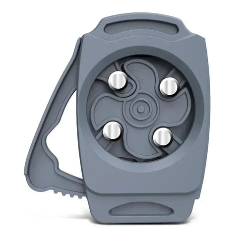 Multi-Functional Can and Bottle Opener with Stainless Steel Mechanism and Non-Slip Handle