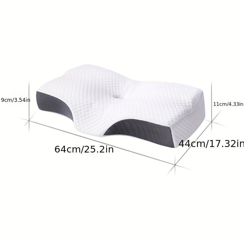 Cooling Memory Foam Pillow for Neck Support – Adjustable for Side and Back Sleepers