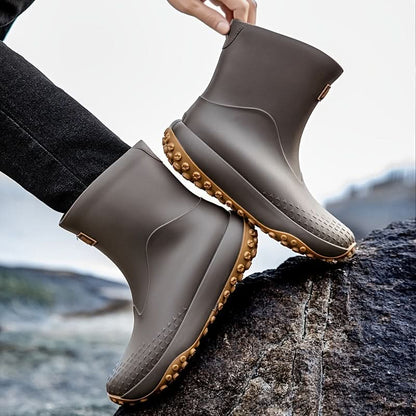 Waterproof Slip-On Rain Boots for Easy Wear