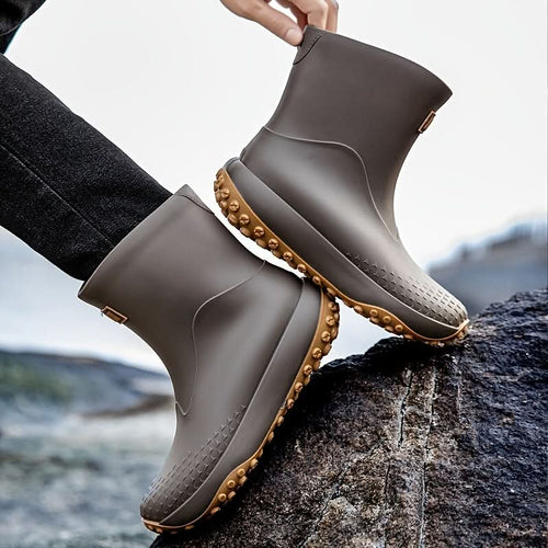 Waterproof Slip-On Rain Boots for Easy Wear