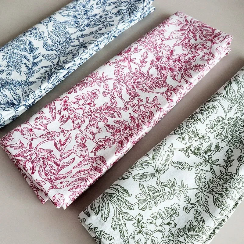 Charming 18-Inch Floral Cotton Table Placemat for Every Occasion