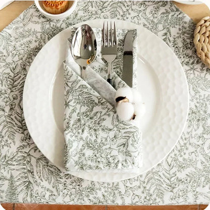 Charming 18-Inch Floral Cotton Table Placemat for Every Occasion