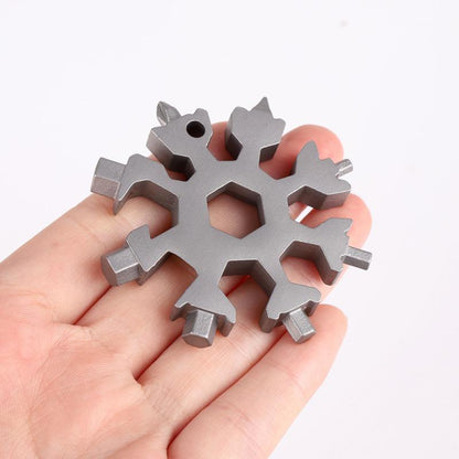 18 Functions Snowflake Design Multi-Tool