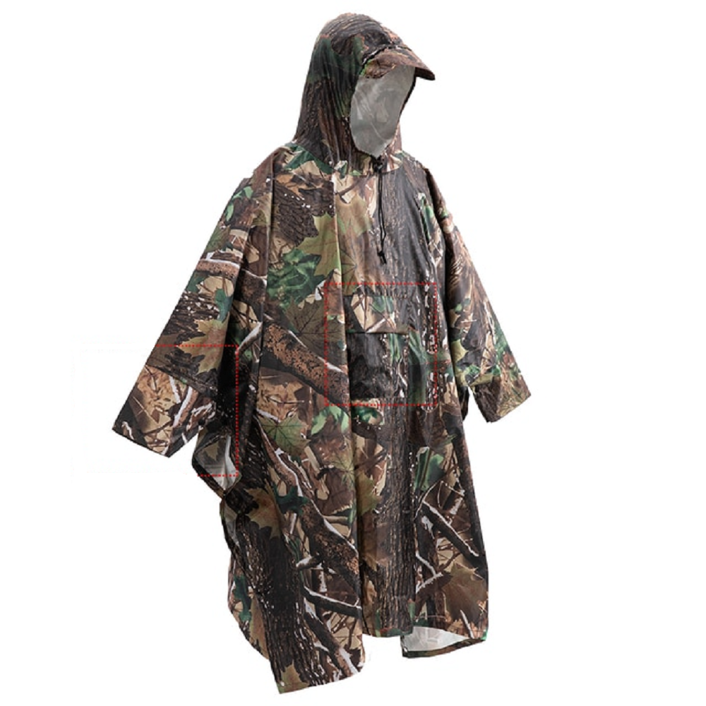 3-in-1 Raincoat for Hiking and Camping – Lightweight and Portable