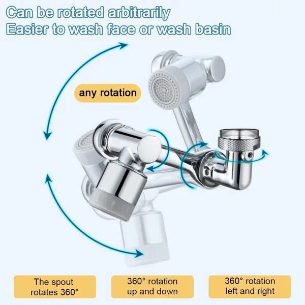 180-Degree Swiveling Kitchen Tap