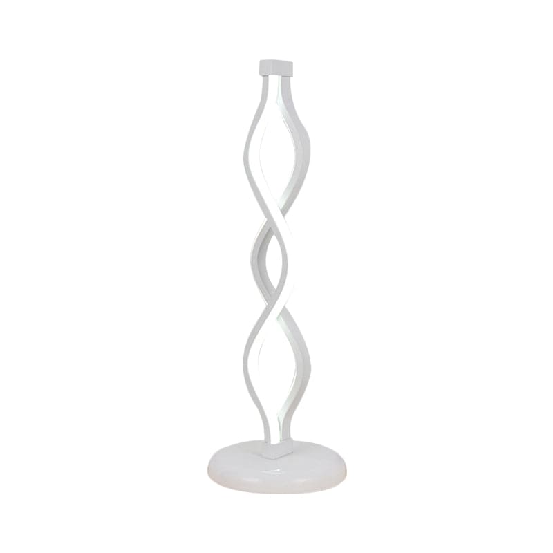 Stylish LED Desk Lamp with Spiral Design