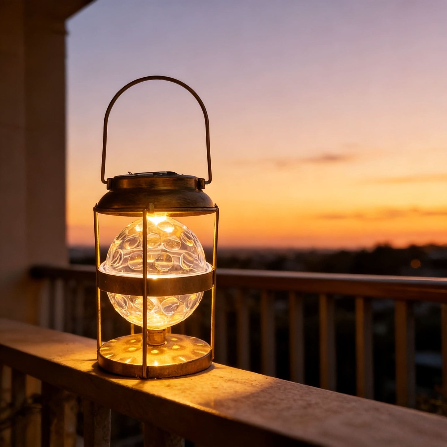 Solar Pendant Lantern for Hanging Use
