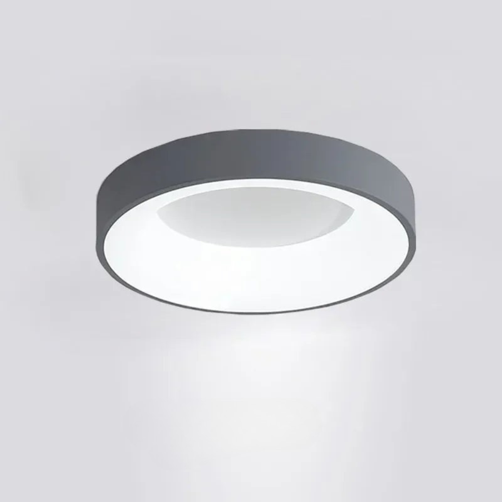 Low-Profile Round Ceiling Fixture for Contemporary Home Lighting
