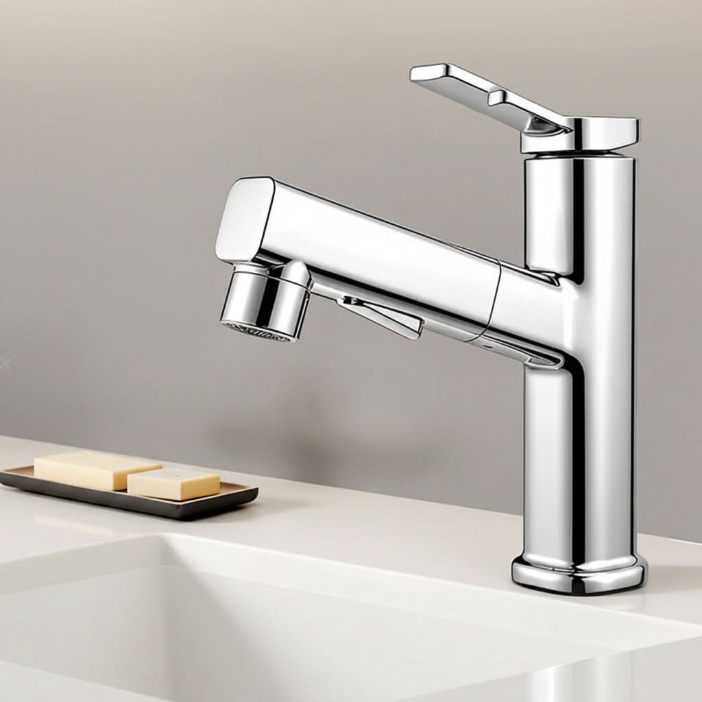Pull-Out Kitchen Faucet with Three Spray Modes