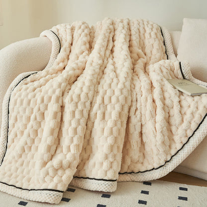 Thick Reversible Coral Fleece Blanket
