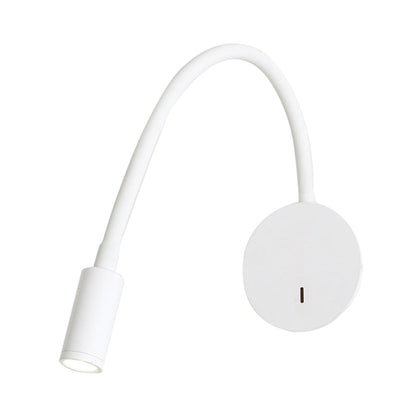 Contemporary LED Wall Sconce Lamp with Adjustable Cylinder Design in Black/White
