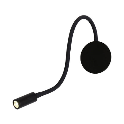 Contemporary LED Wall Sconce Lamp with Adjustable Cylinder Design in Black/White
