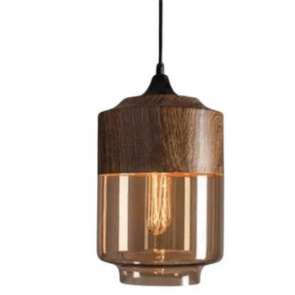 Wooden Ceiling Light Fixture with Nordic Inspired Design