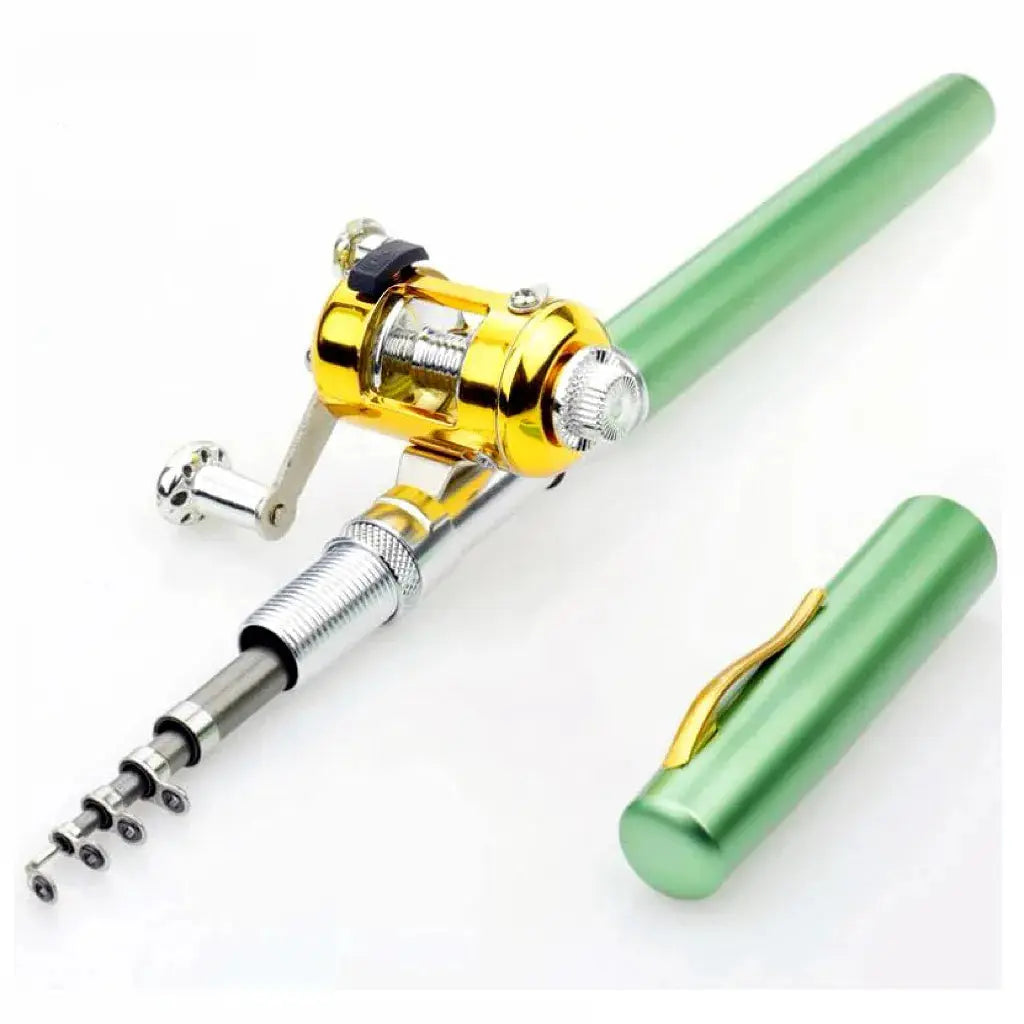 Compact Travel Fishing Rod and Reel Set | Lightweight Aluminum Gear