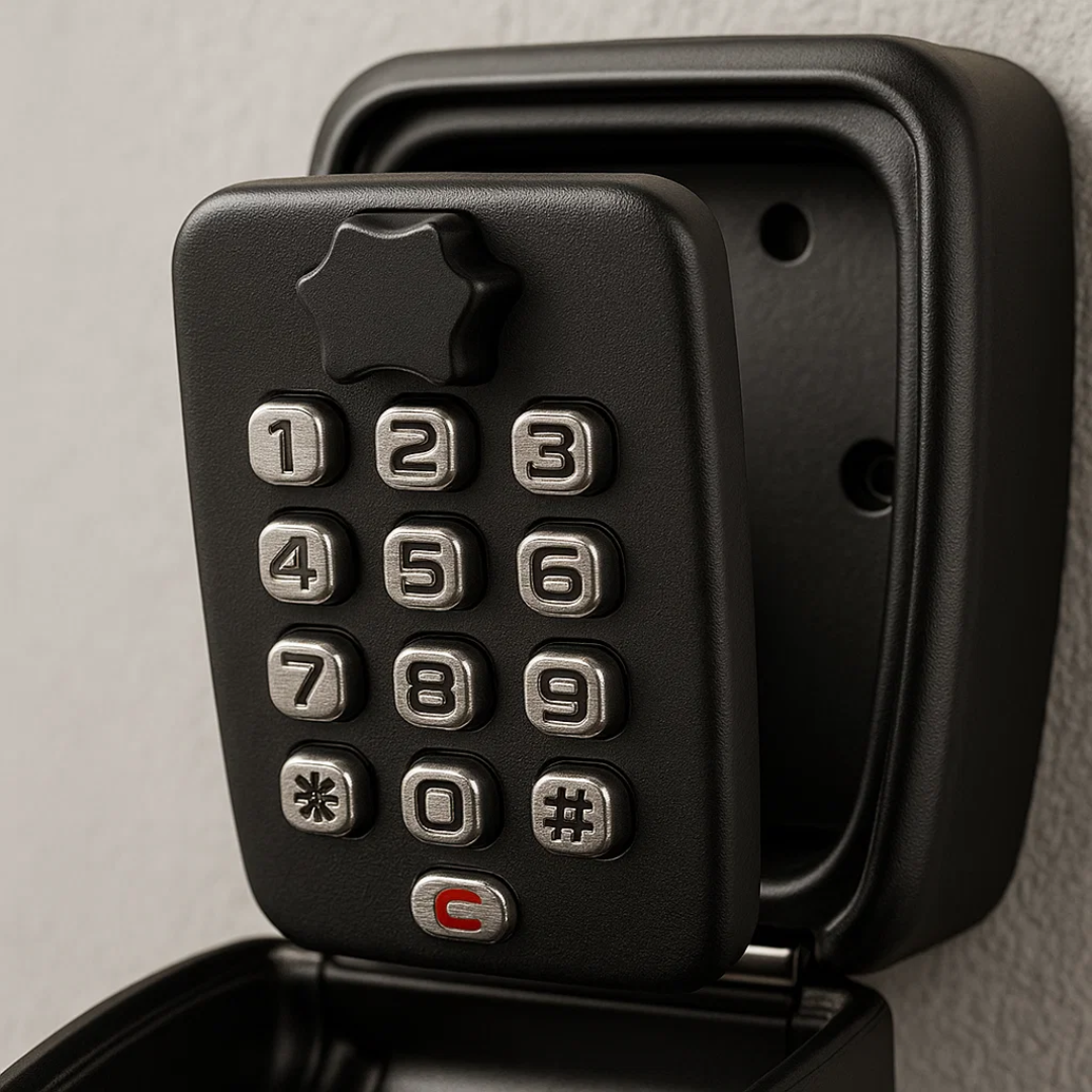 Weatherproof Key Box for Outdoor Use – Wall-Mounted Security Storage