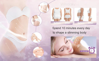 Wireless Body Massager with EMS, Vibration Features & 4 LED Colors