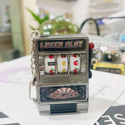 Slot Machine Keychain – Fun Novelty Accessory
