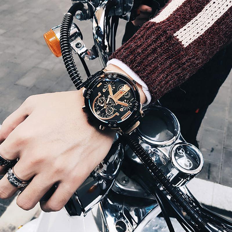 Stainless Steel Quartz Chronograph Timepiece