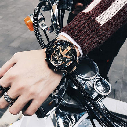Stainless Steel Quartz Chronograph Timepiece