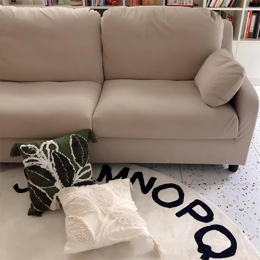 Nature-Inspired Leaf Design Cushion Cover