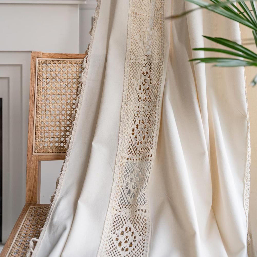 Chic Bohemian Style Linen Curtains for Cozy Spaces