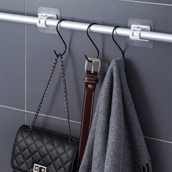 Versatile Wall-Mount Curtain Holder System