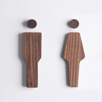 Black Walnut Wooden Toilet Seat Set – Self-Adhesive for All Users