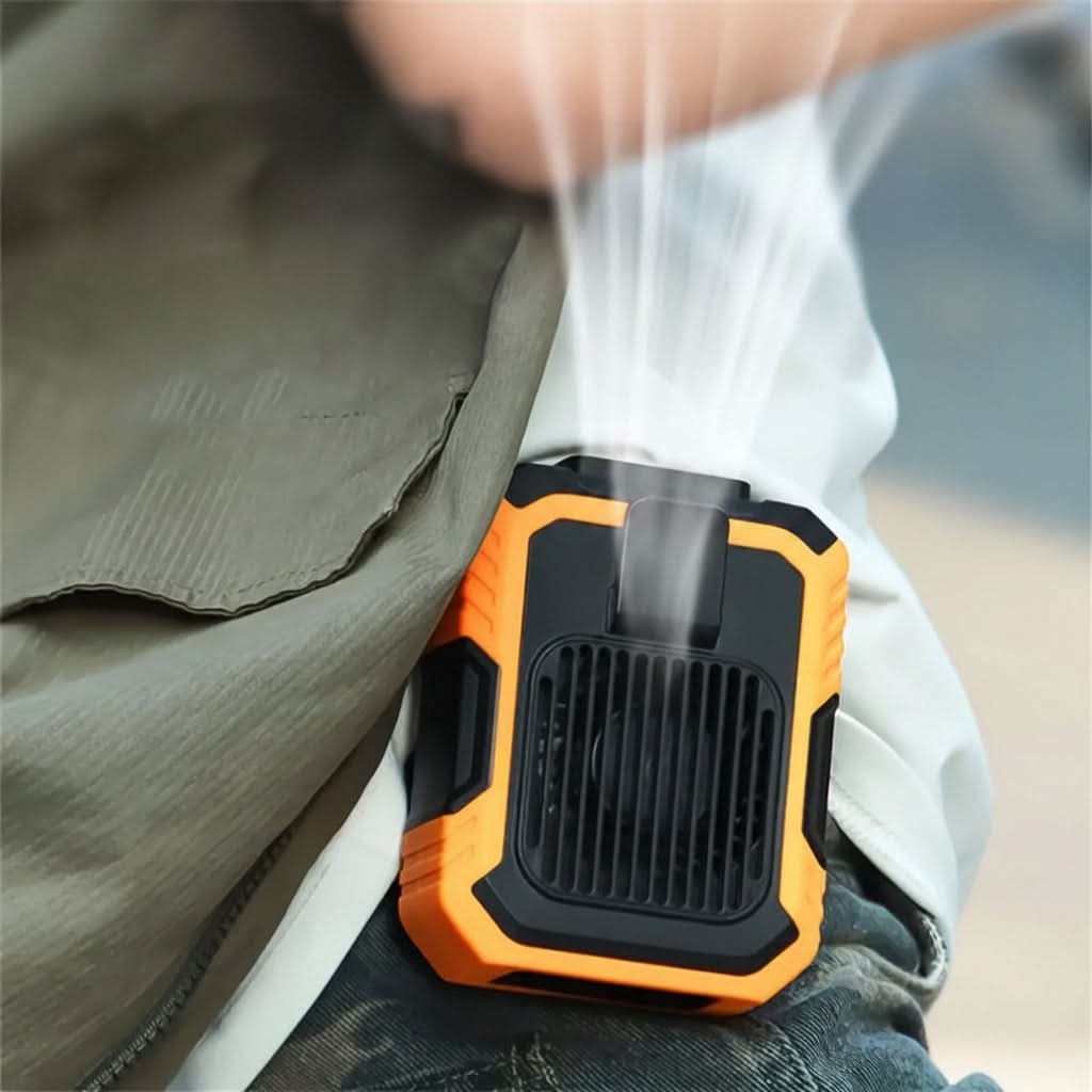 Portable Outdoor Cooling Fan - Waist-Mounted Design
