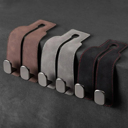 Dual-Hook Car Headrest Organizer – EasyMount Pro