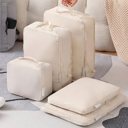 Effortless Travel Organizer Set – 6 Space-Saving Bags