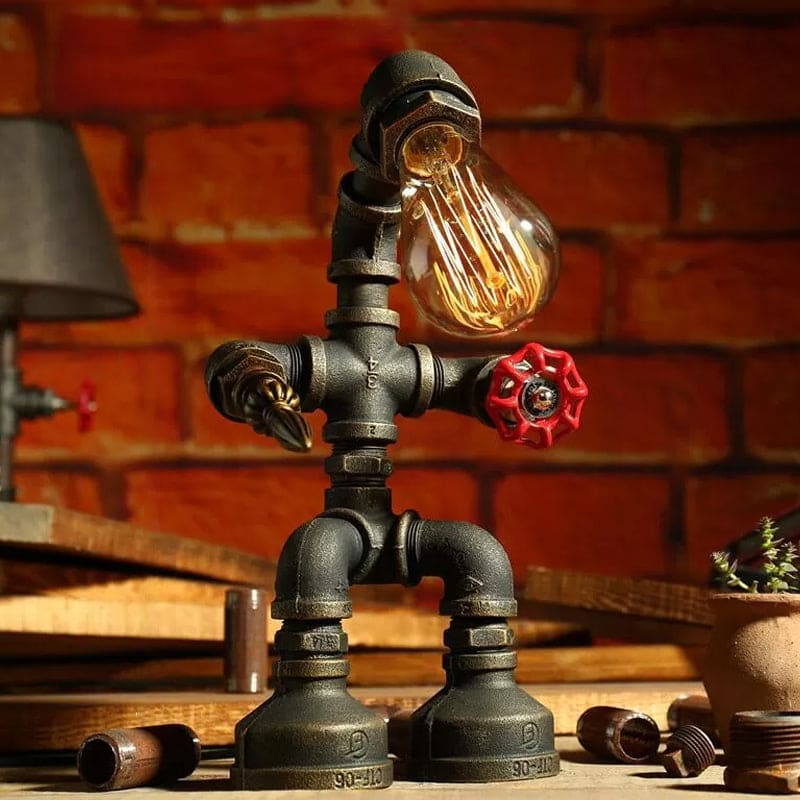 Modern Desk Lamp in Robot Design