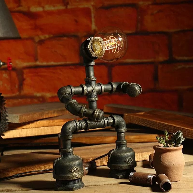 Modern Desk Lamp in Robot Design