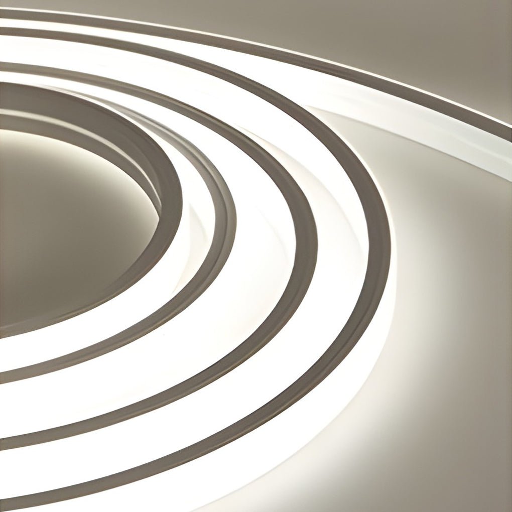 Modern Waterproof LED Stair Lighting - 0.39'' Flexible Recessed Strip