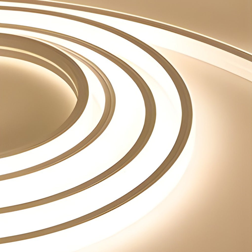 Modern Waterproof LED Stair Lighting - 0.39'' Flexible Recessed Strip