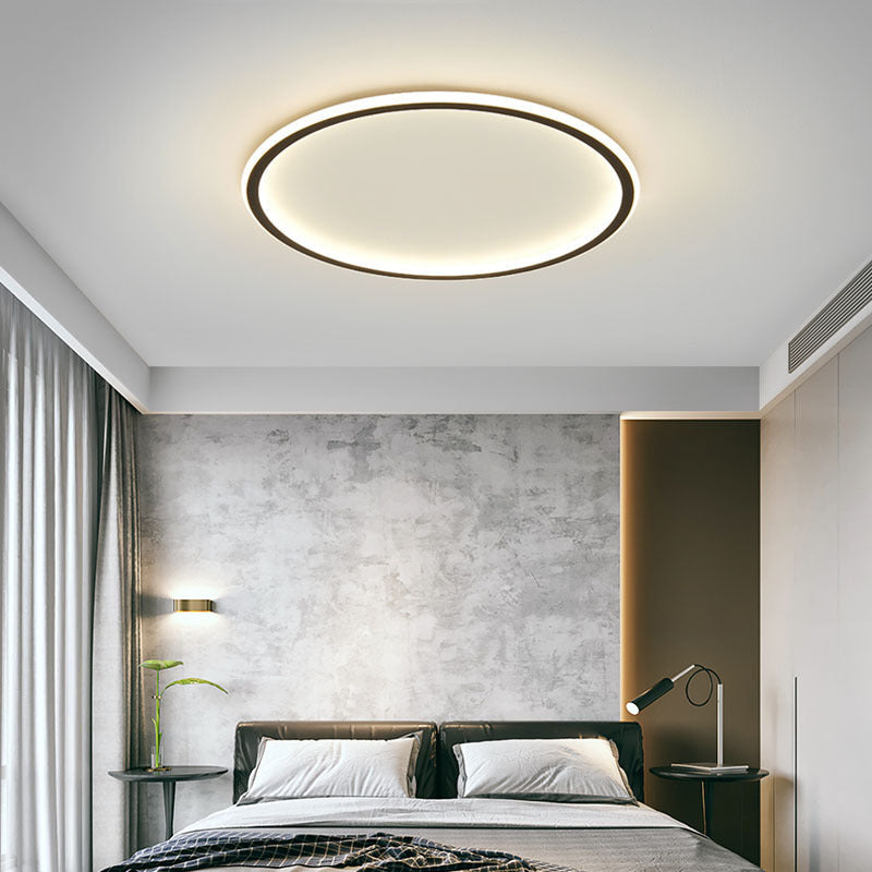 Modern Ceiling Lamp – Round Flush Mount Light for Scandinavian Living Rooms