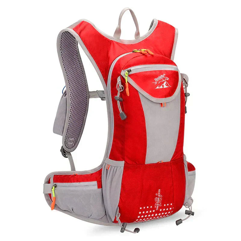 Lightweight Waterproof Backpack with Integrated Water Bladder