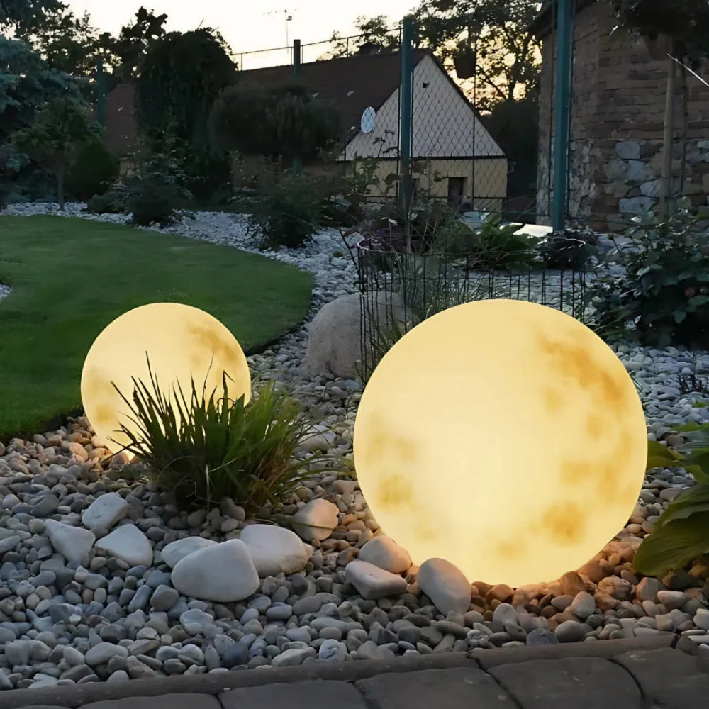 Solar LED Garden Sphere Lights – Remote-Controlled Outdoor Illumination