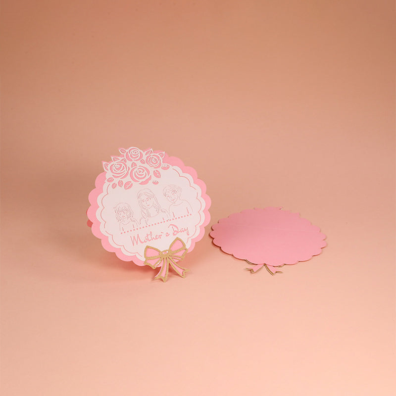 Elegant 3D Floral Pop-Up Card for Mother's Day Gift