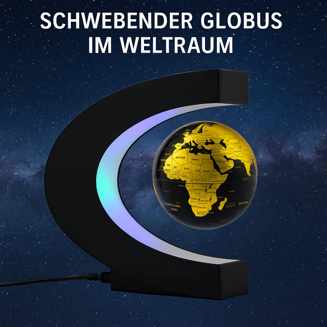 LED World Globe with Magnetic Suspension – Floating Globe Lamp