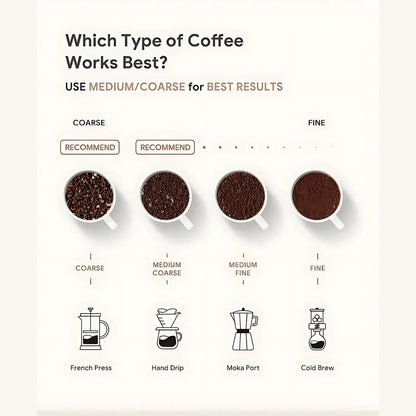 Travel Coffee Brewer with French Press Design