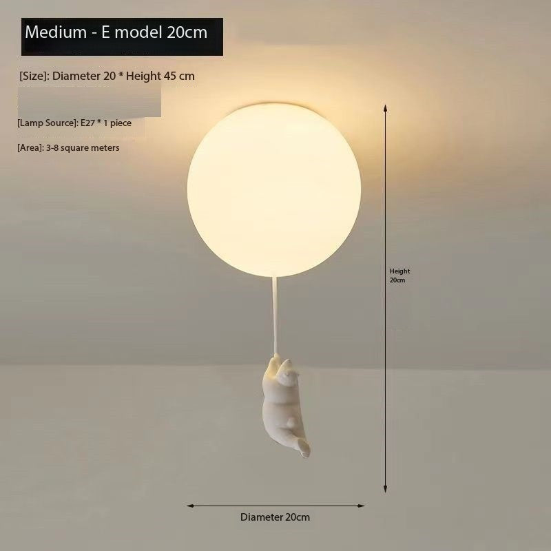 Balloon-Shaped Lamp for Bedroom Lighting
