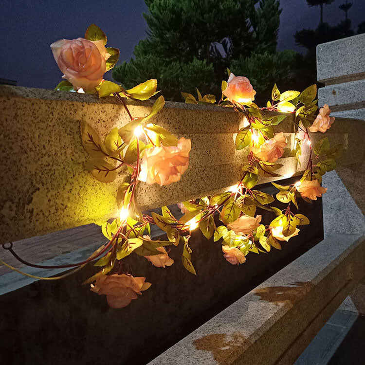 Waterproof LED String Lights for Outdoor Use – Solar-Powered and Shockproof