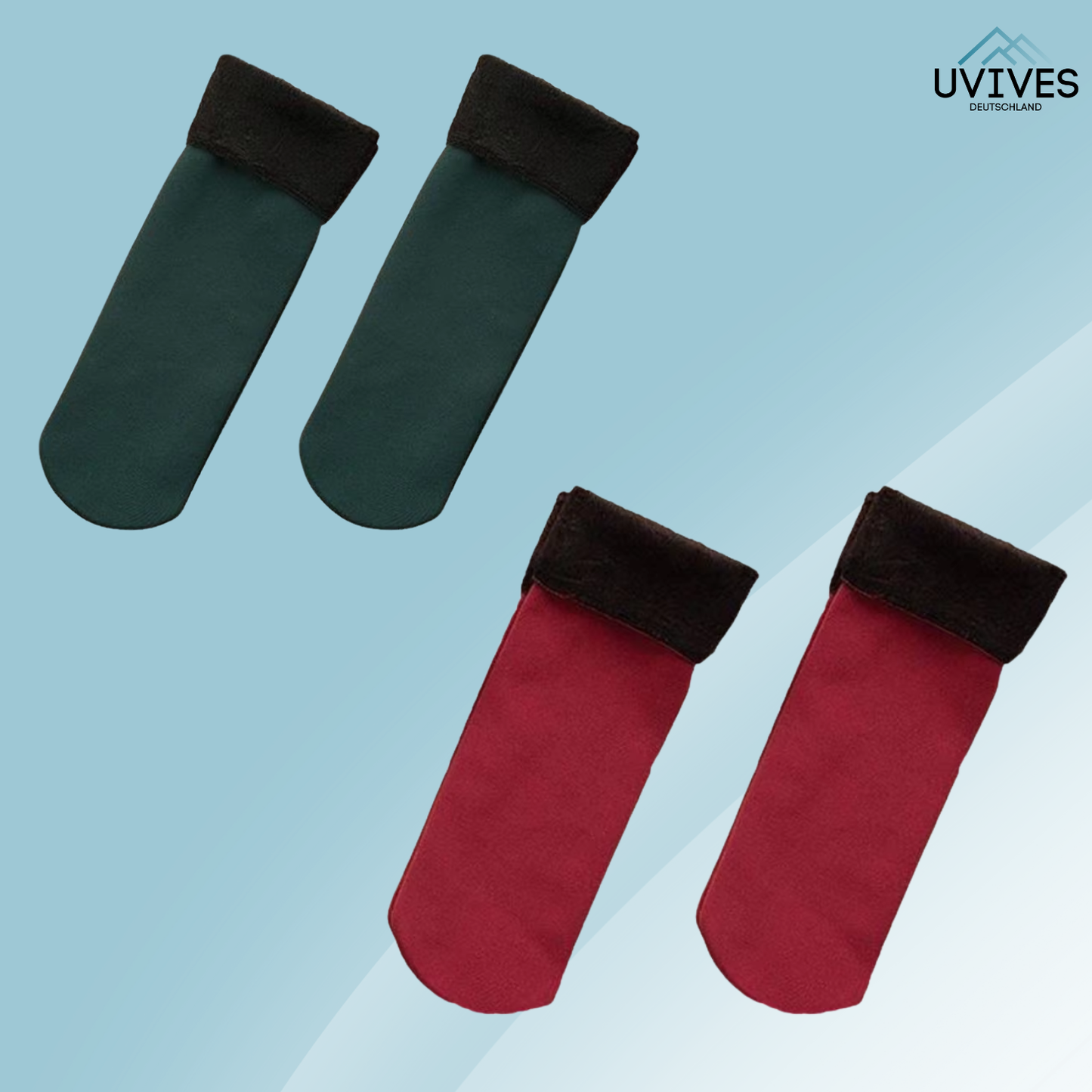 4 Pairs + 4 Free | Cozy Socks That Keep Your Feet Warm!