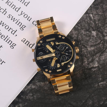 Stainless Steel Quartz Chronograph Timepiece