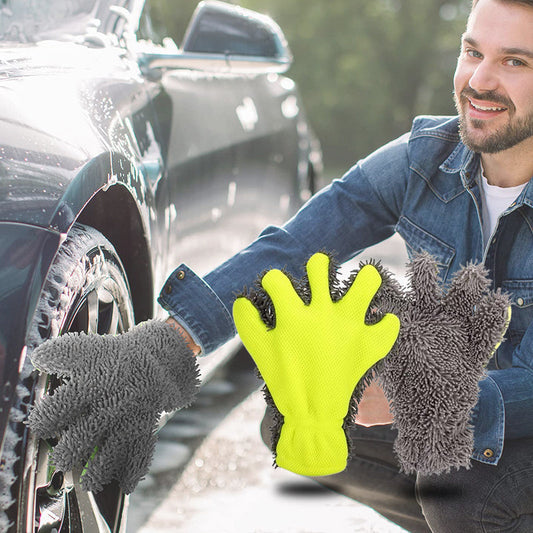 Effortless Cleaning with Full Hand Control Gloves